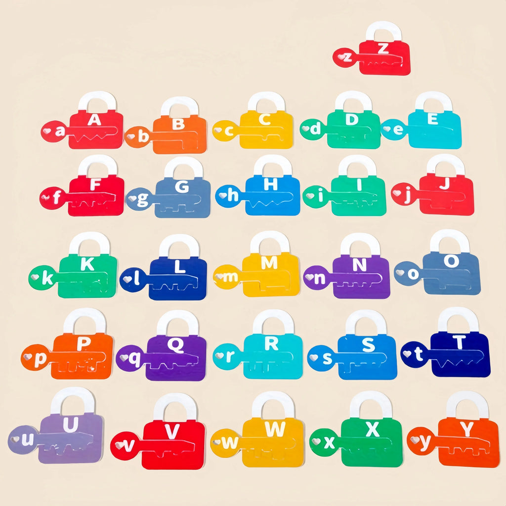 Montessori Shapes & Letters Matching Game